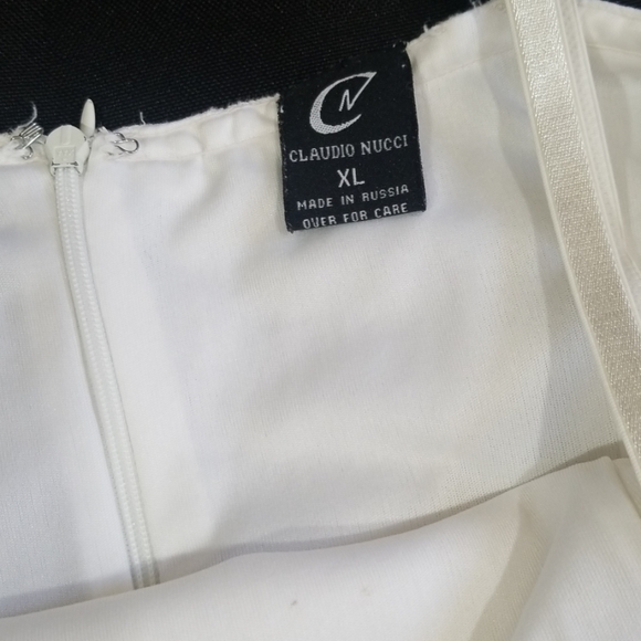 Claudio Nucci white summer cotton dress. Size XL - Picture 7 of 8